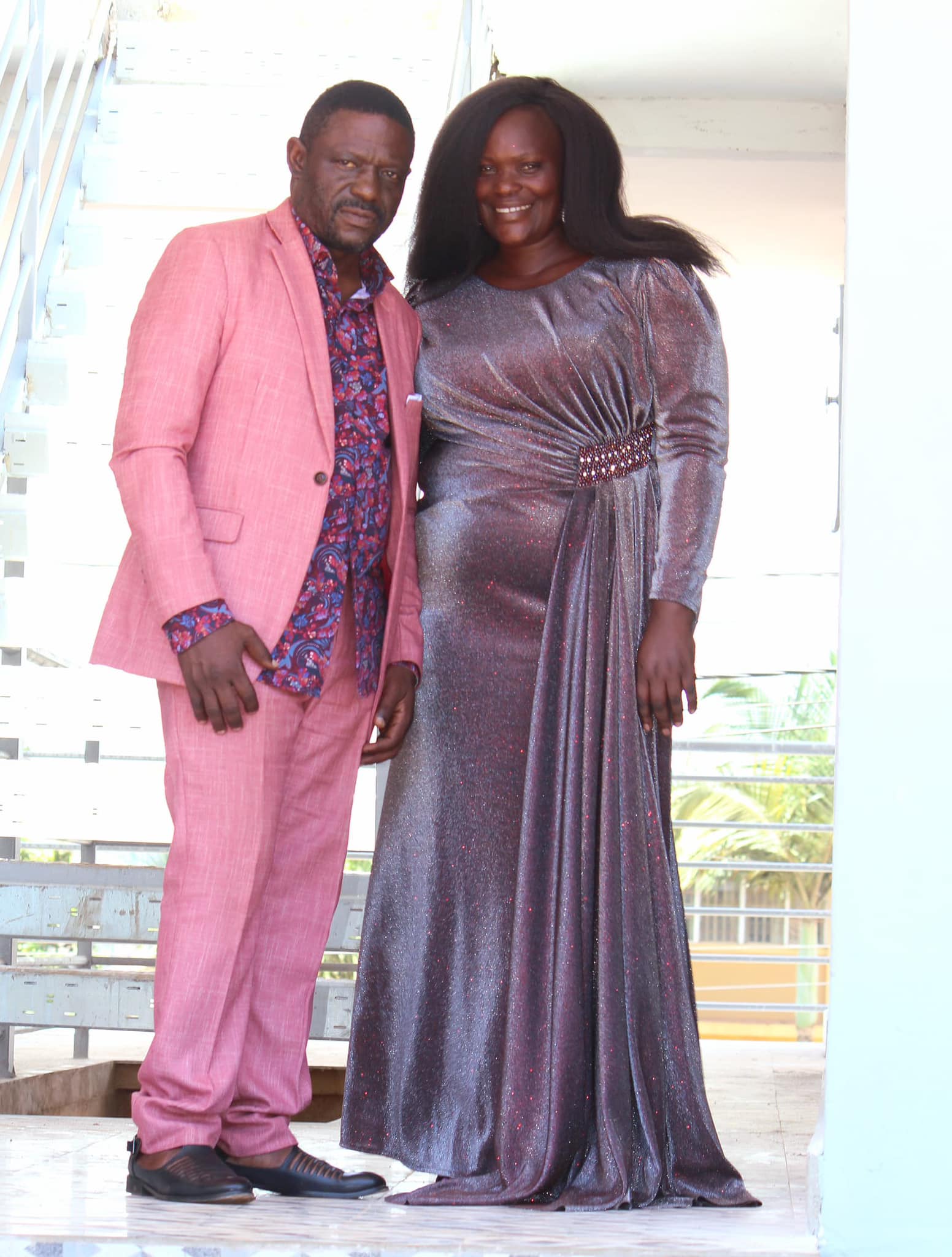 Chairman Nyanzi Fred Ssentamu and his wife 