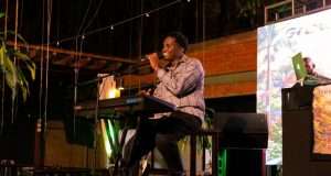 Joshua Baraka performing at an event
