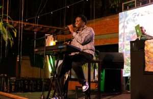 Joshua Baraka performing at an event